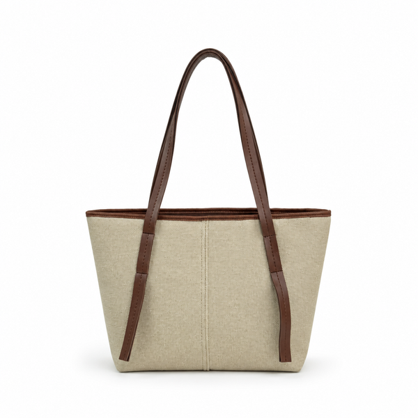 Haul Bag Canvas Beige & Brown