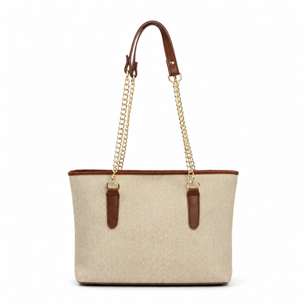 Viva bag Canvas Brown & Beige
