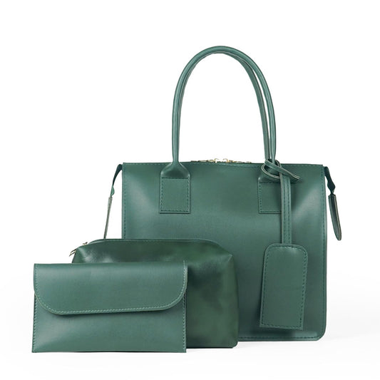 Clever set of 3 Bag Green