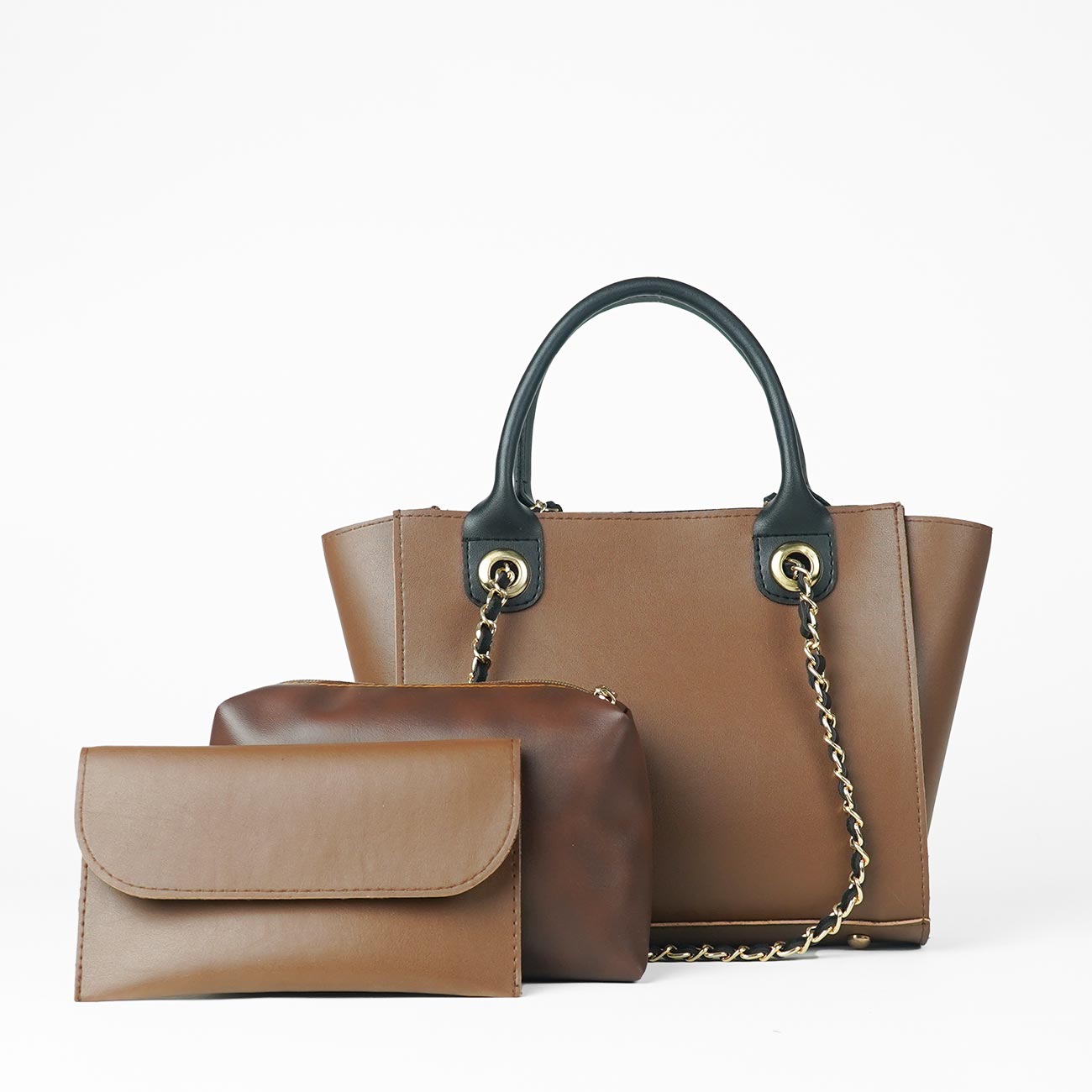 Reward set of 3 bag brown