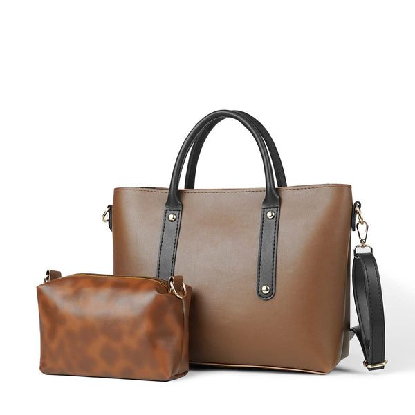 Dsha set of 2 bag brown & black