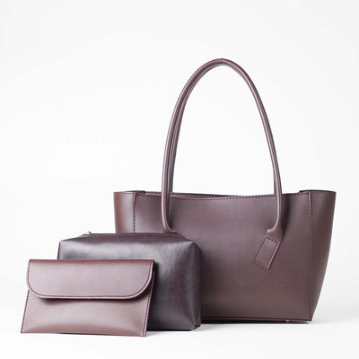 Desk set of 3 bag Maroon