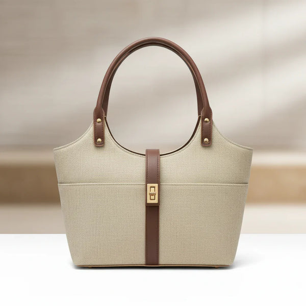 Mira Canvas Bag Plane Beige