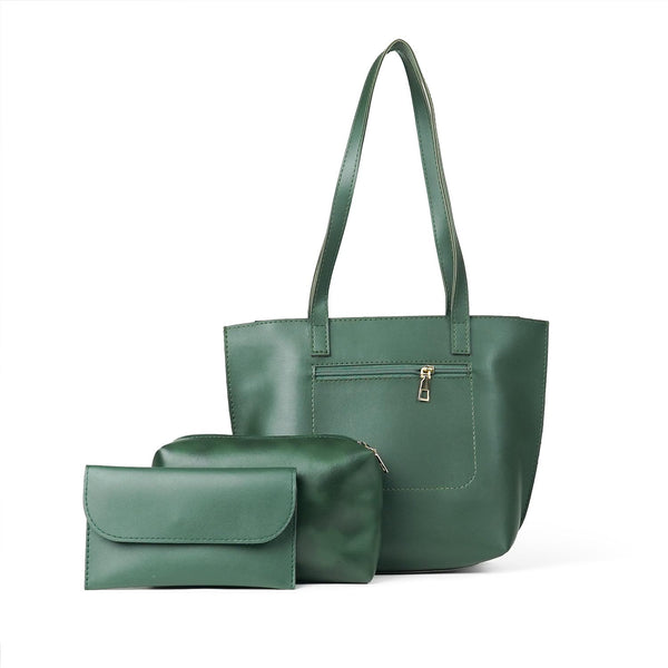 Propia tote set of 3 Bag green