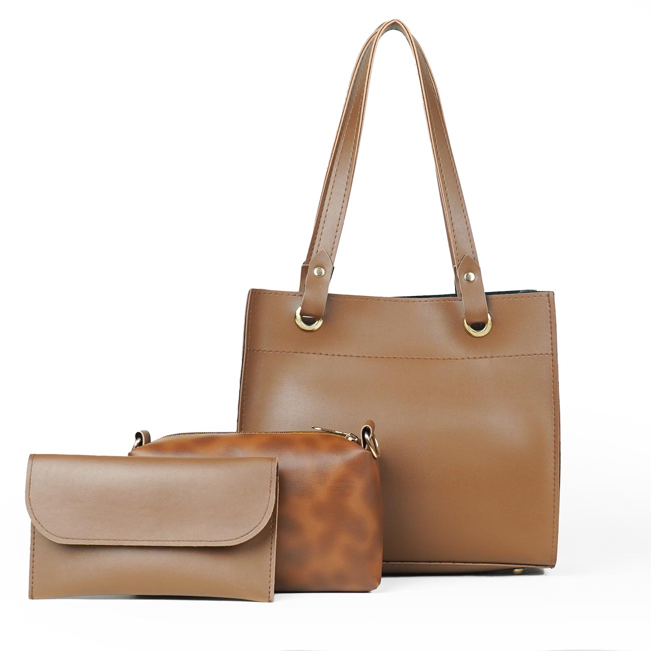 Sydney Bag Brown set of 3