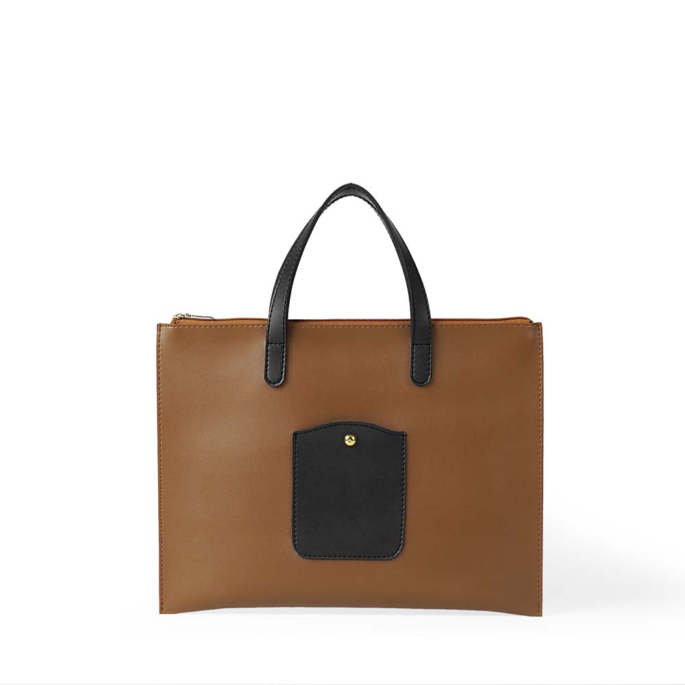 Facile Laptop/Macbook Bag Brown and Black