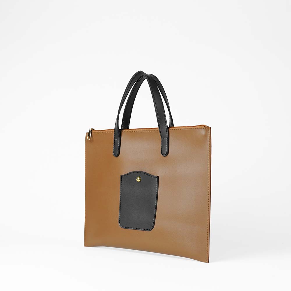 Facile Laptop/Macbook Bag Brown and Black