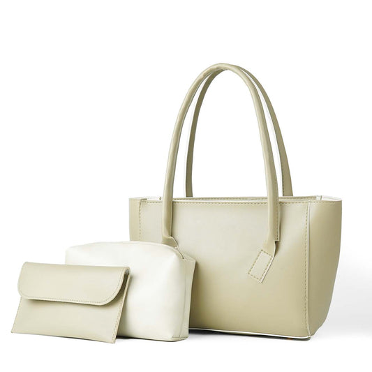 Desk set of 3 bag beige