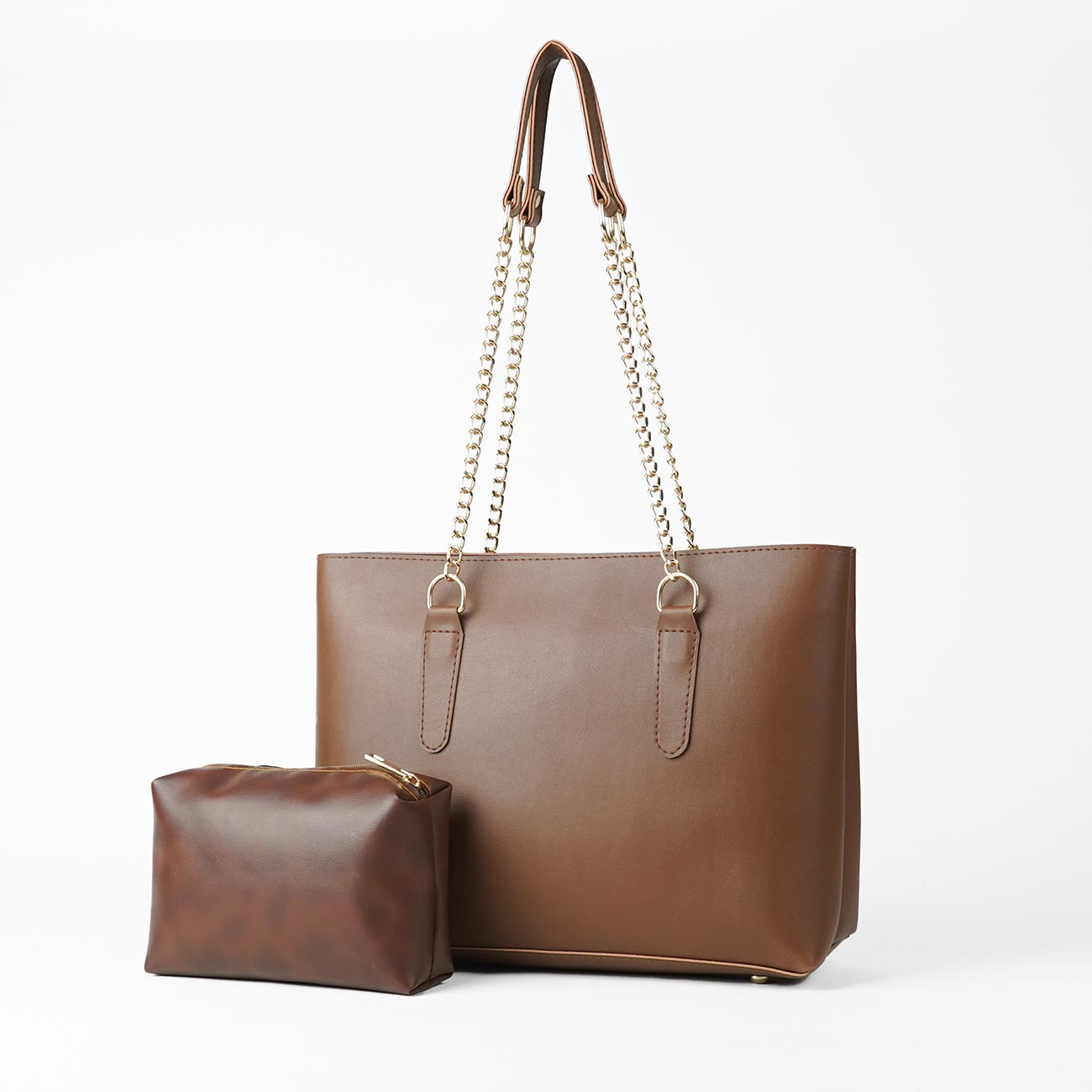 Viva bag set of 2 brown