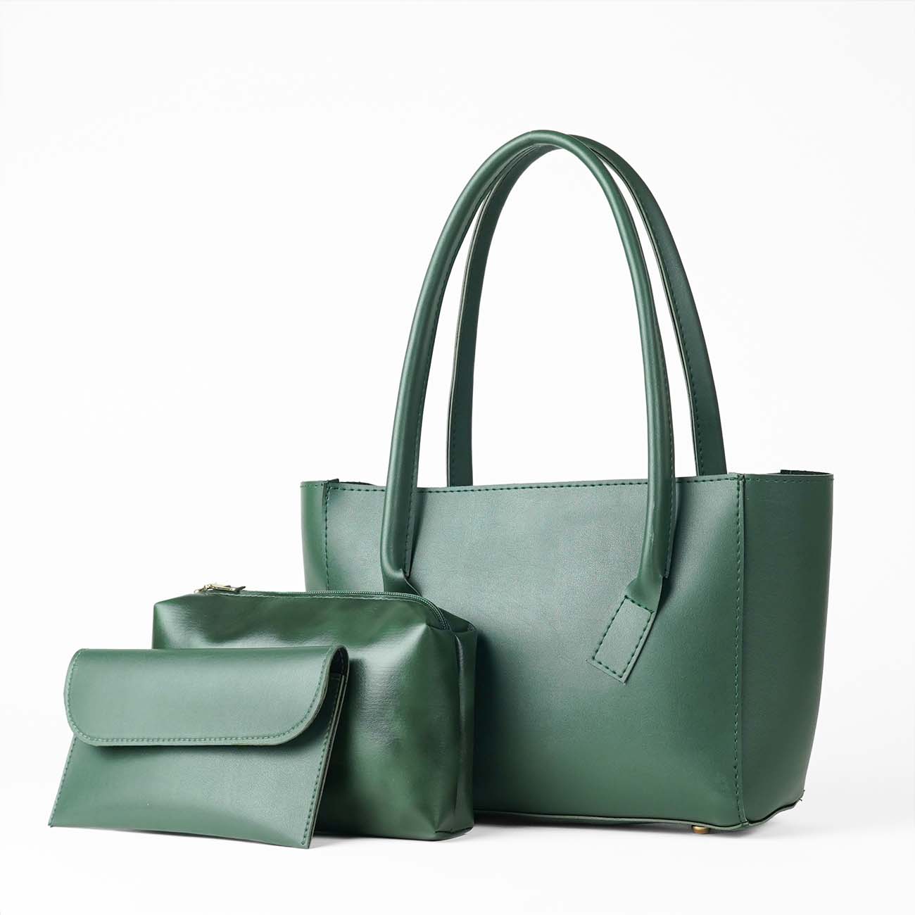 Desk set of 3 bag Green